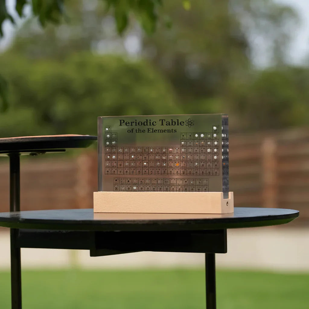 Akryl LED-borddisplay til grundstoffer i det periodiske system