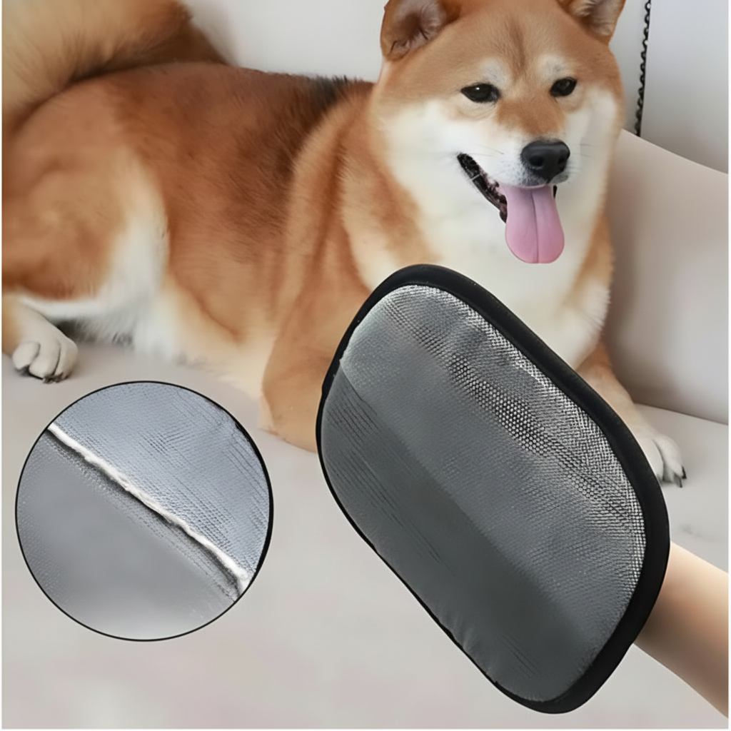 家具・衣類・カーペット用ペットの毛取りグローブ