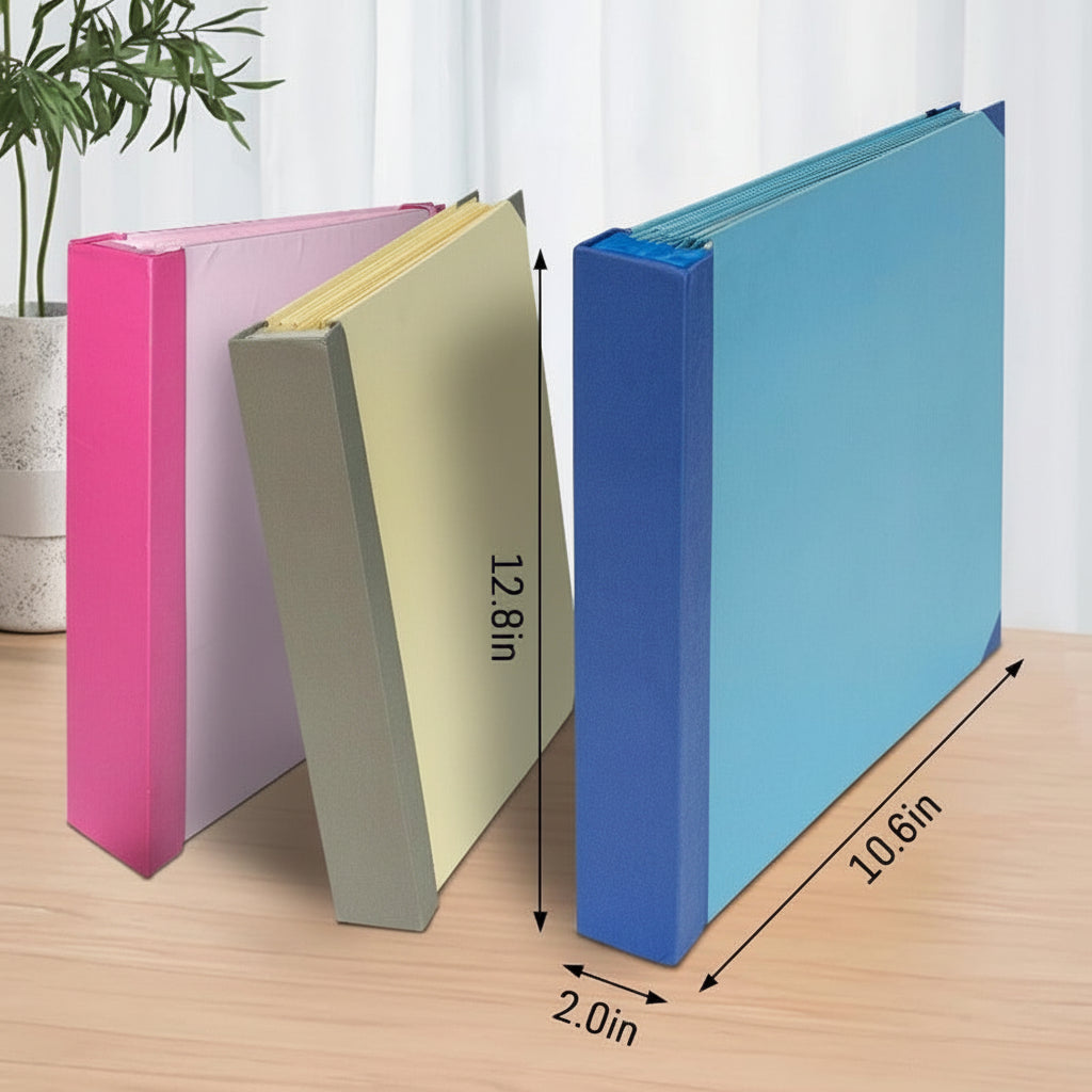 Binder Organizer Set For Home Records In Pink Folder Kit