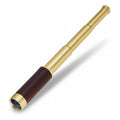Brass Leather Monocular Telescope With 25x Zoom For Long Distance Viewing