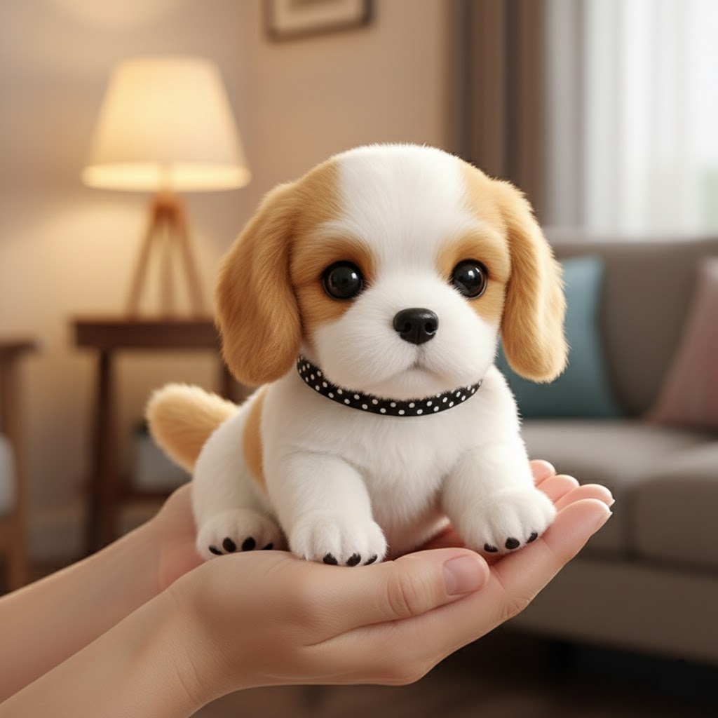Realistic Moving Dog Plush Toy With Interactive Sounds