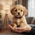 Realistisk rörlig hundplyschleksak med interaktiva ljud