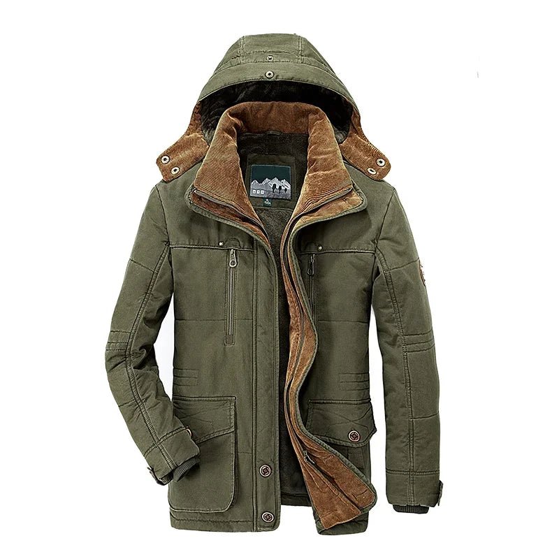 EcoLeaf Isolierte Herren-Winterjacke mit Regenfestem Design