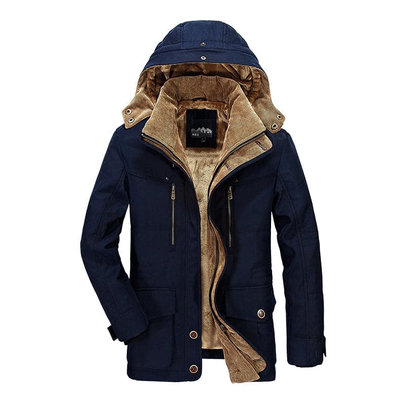 EcoLeaf Isolierte Herren-Winterjacke mit Regenfestem Design