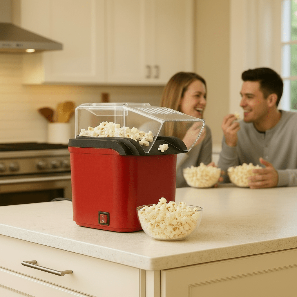 AeroPop Mini Elektrischer Popcornmacher für Schnelle Gesunde Snacks
