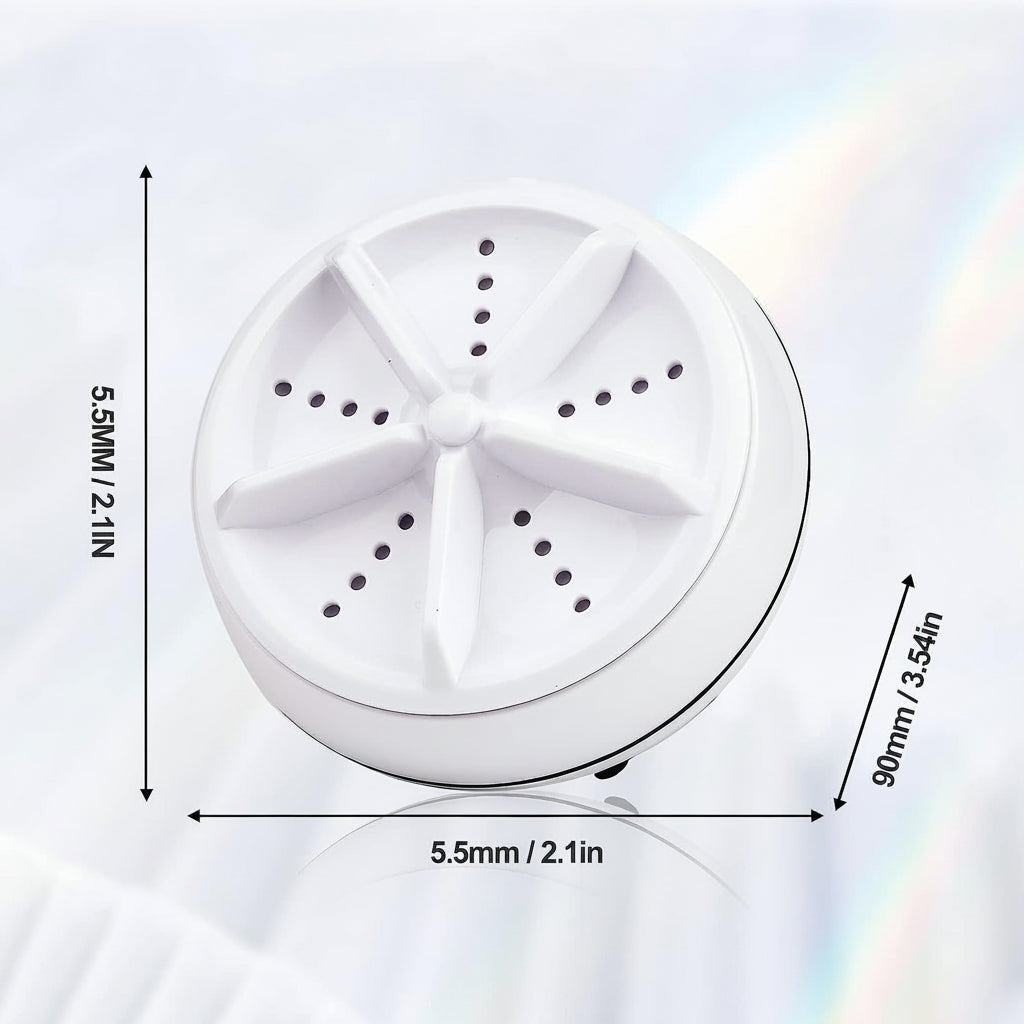 Portable USB Ultrasonic Clothes Washer For Travel And Delicate Loads