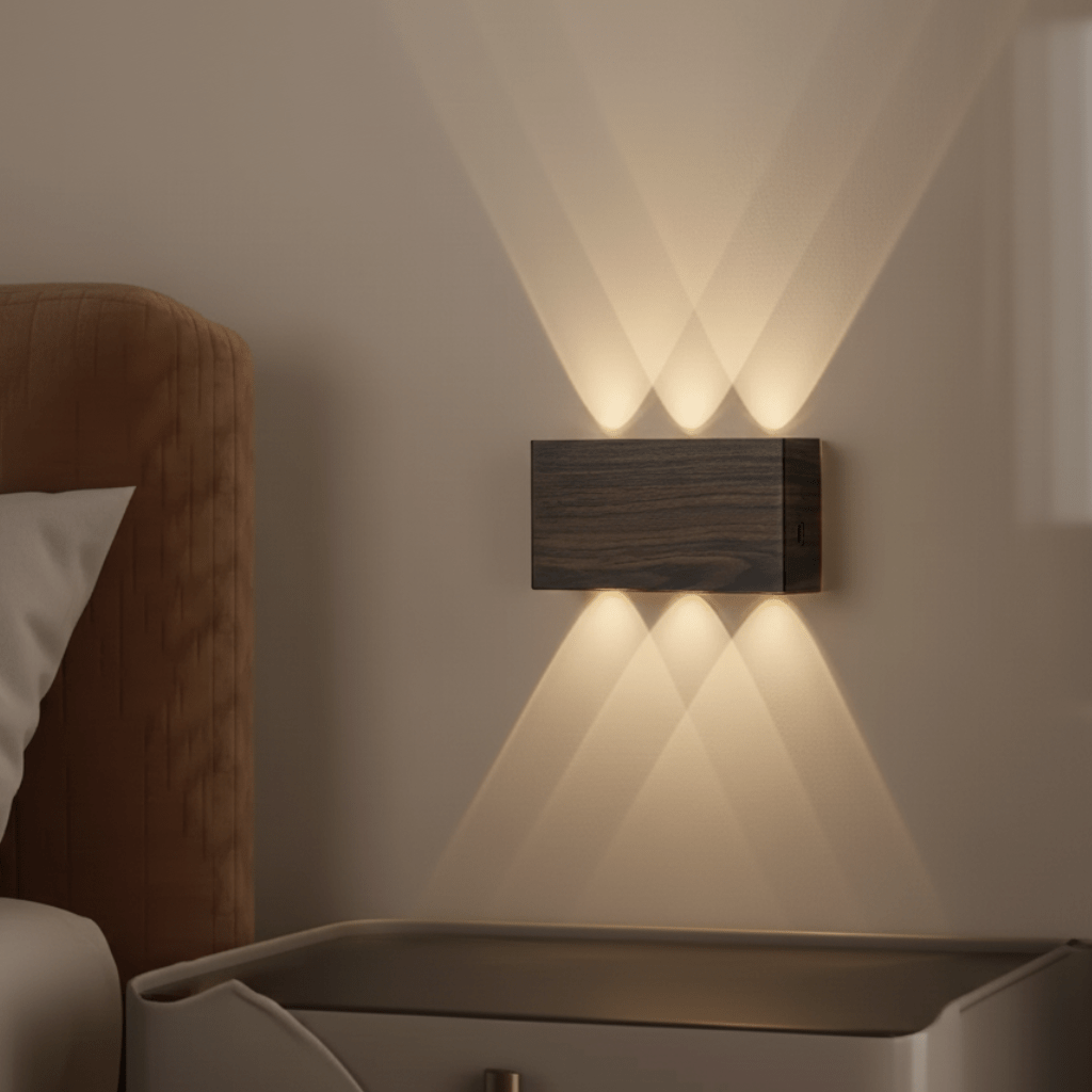 LumaNova USB-berøringslampe med tre lysfarger og langvarig 4000mAh-batteri