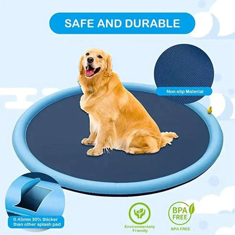 AquaPaws Splash Matte Interaktive Wasser-Matte für Hunde im Sommer