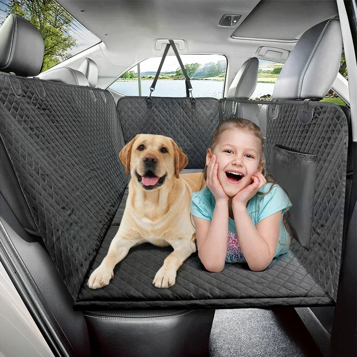 Dog Back Seat Extender for Cars and SUVs and Other Vehicles | Rosalyssa