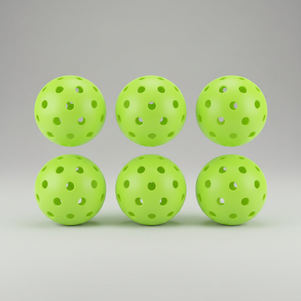 Utendørs 40-hulls lette pickleballballer for trening og spill