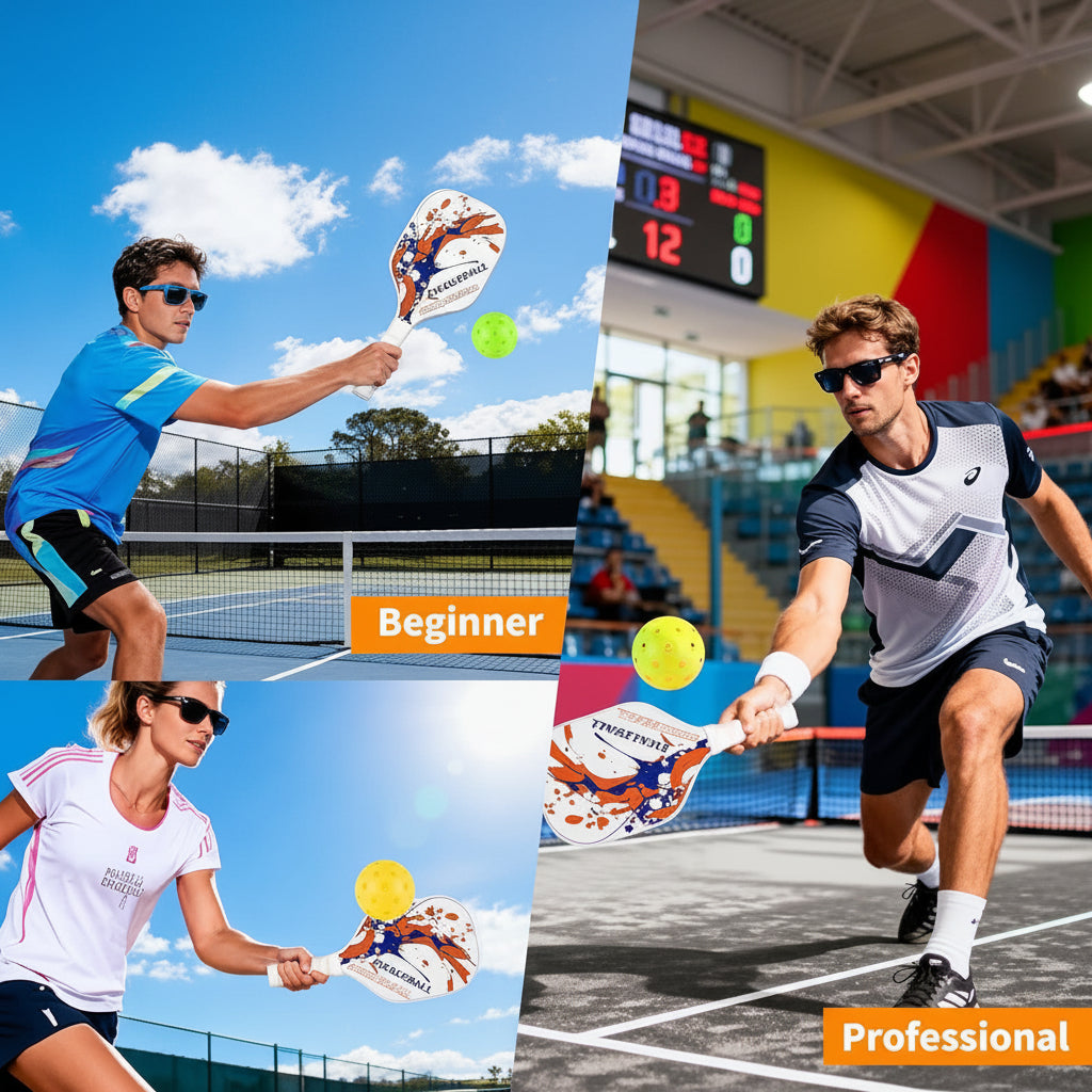 Utendørs 40-hulls lette pickleballballer for trening og spill