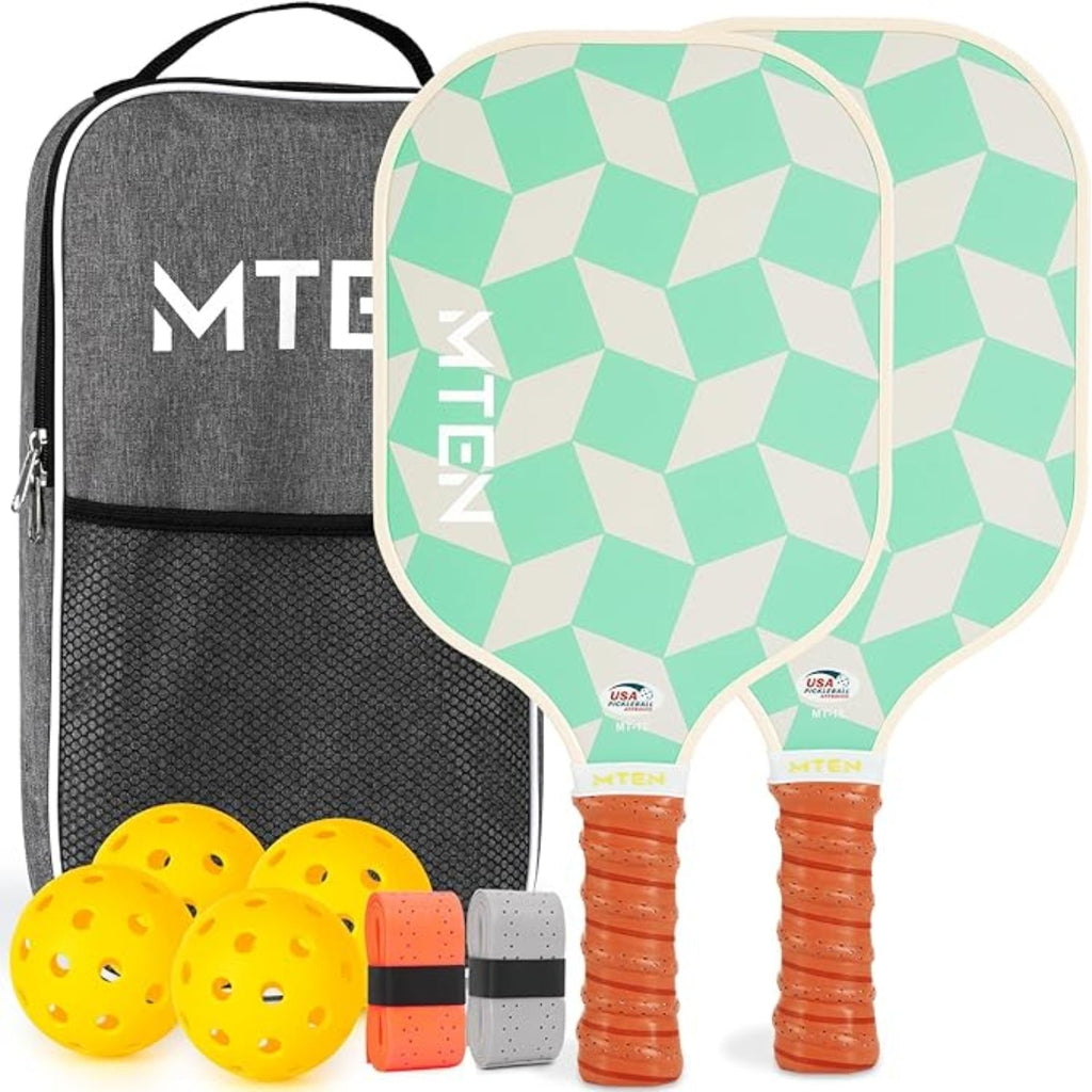 Lettvekts Pickleball-racketsett i glassfiber med baller