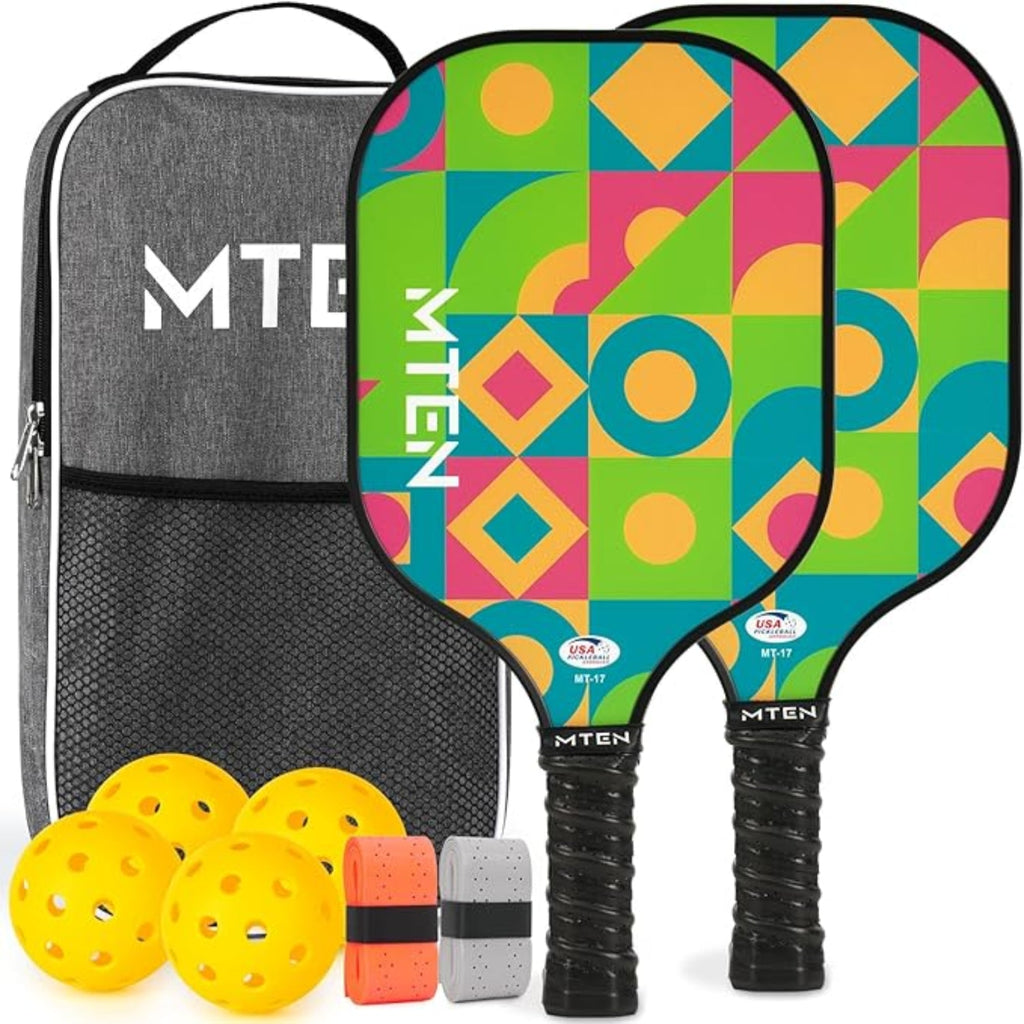 Lettvekts Pickleball-racketsett i glassfiber med baller