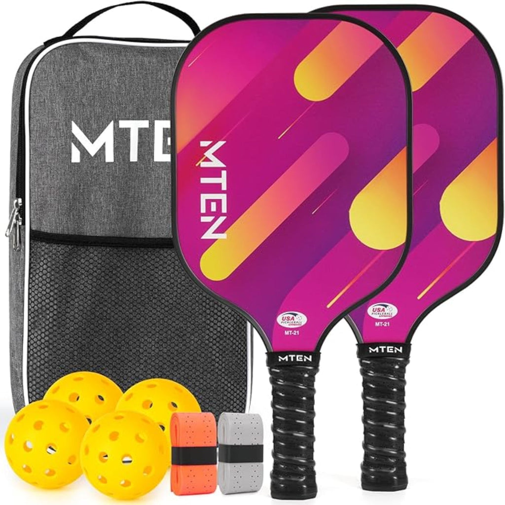 Lettvekts Pickleball-racketsett i glassfiber med baller