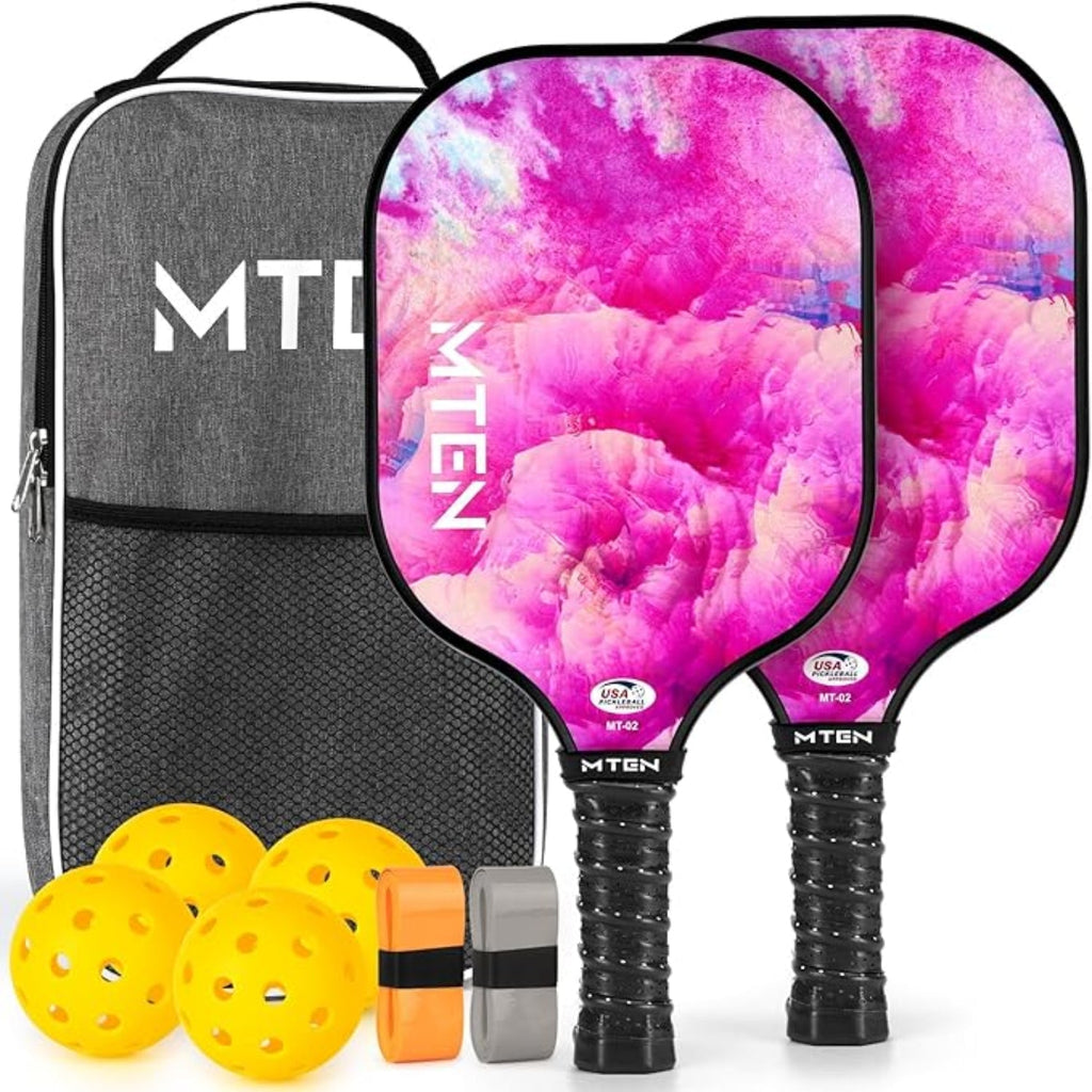 Lettvekts Pickleball-racketsett i glassfiber med baller