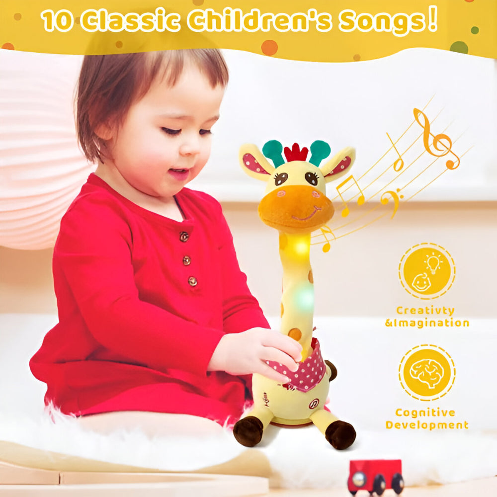 Kids Plush Giraffe Sings Interactive Musical Companion