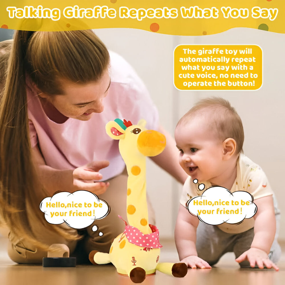 Kids Plush Giraffe Sings Interactive Musical Companion