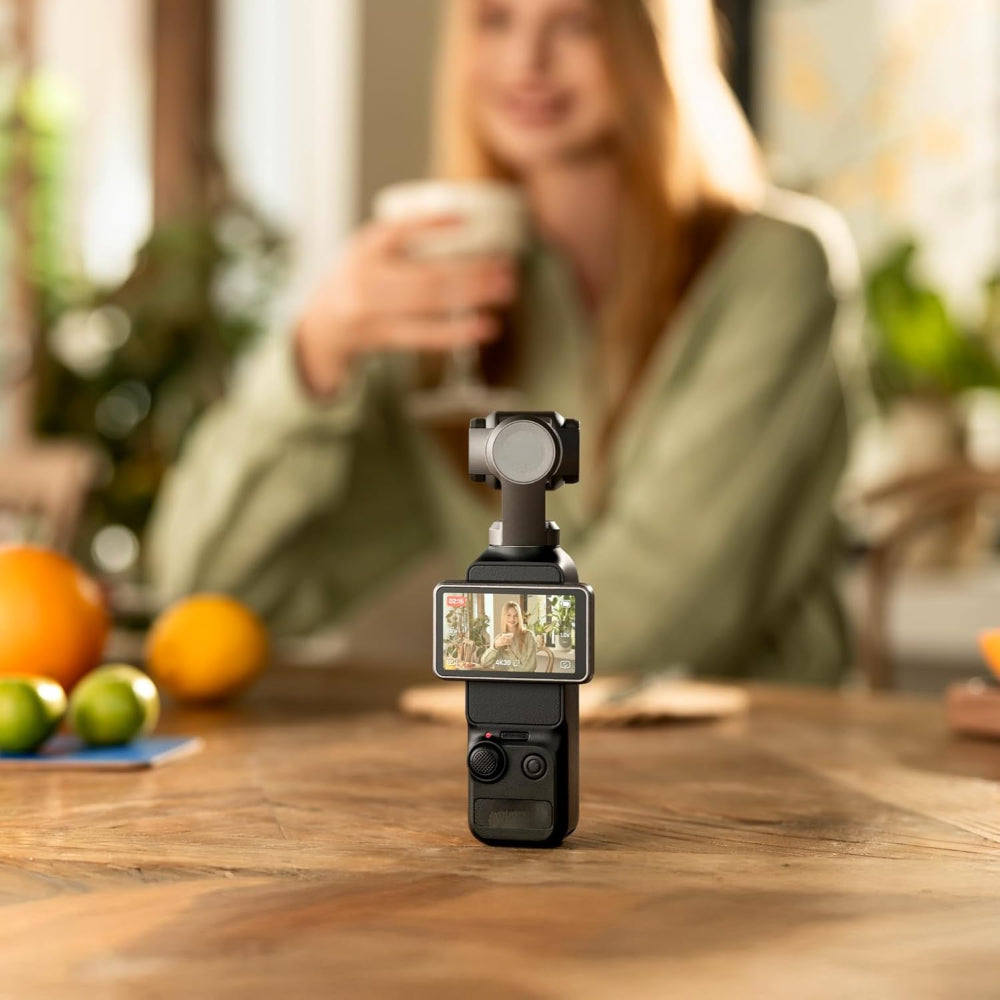 Stabilizzatore Gimbal 4K per Fotocamera Tascabile con Schermo Touch
