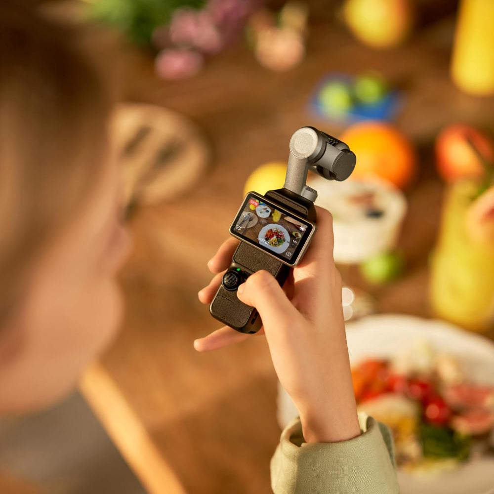 Stabilizzatore Gimbal 4K per Fotocamera Tascabile con Schermo Touch