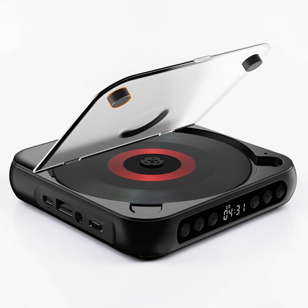 Bluetooth Portable CD Player With Anti Skip And Headphone Jack