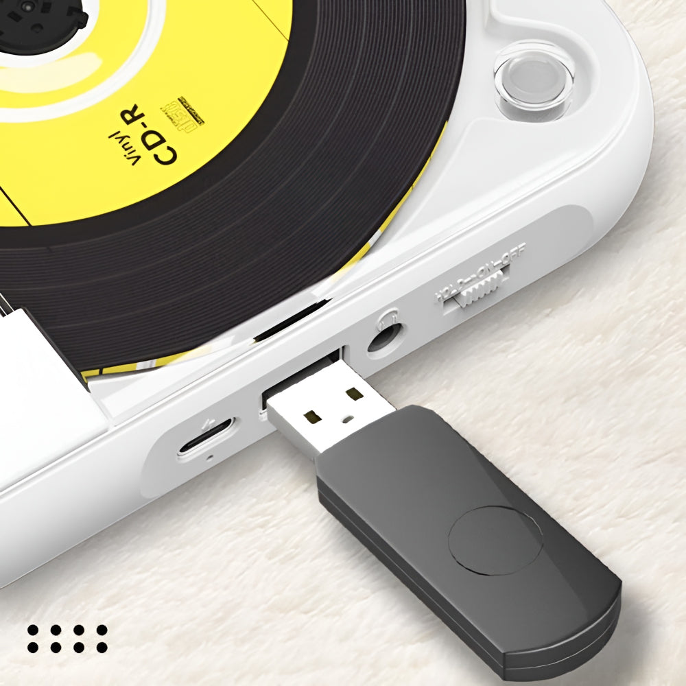 Bluetooth Portable CD Player With Anti Skip And Headphone Jack