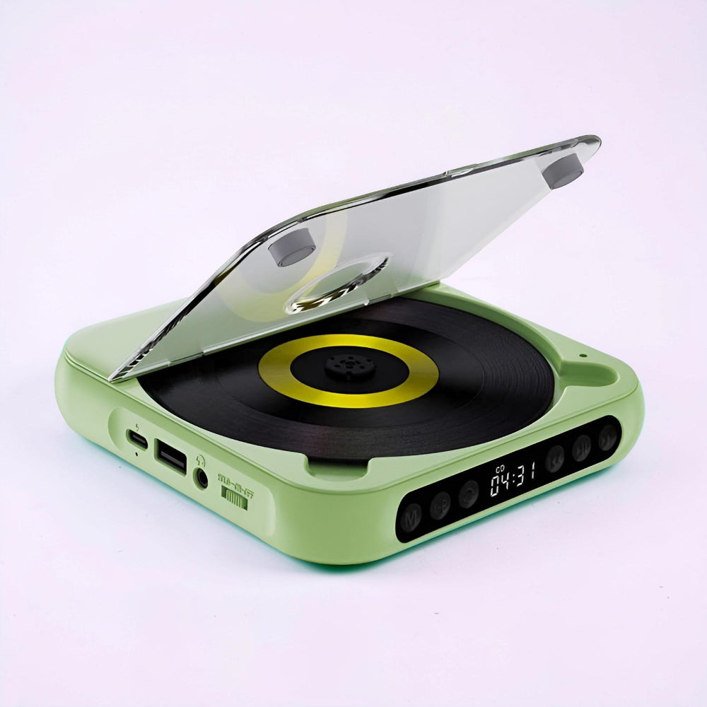 Bluetooth Portable CD Player With Anti Skip And Headphone Jack