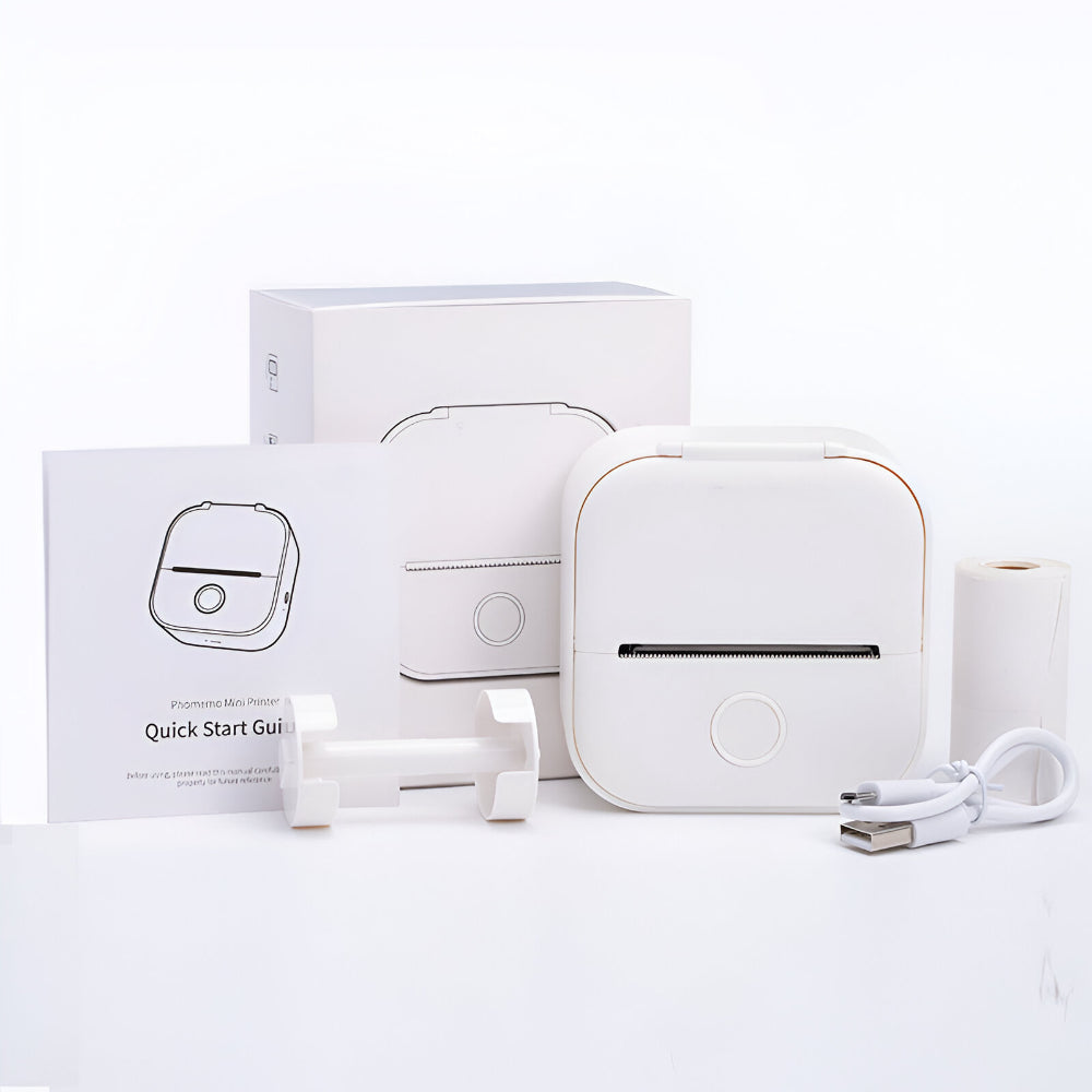 Portable Bluetooth Thermal Printer For Photos And Labels