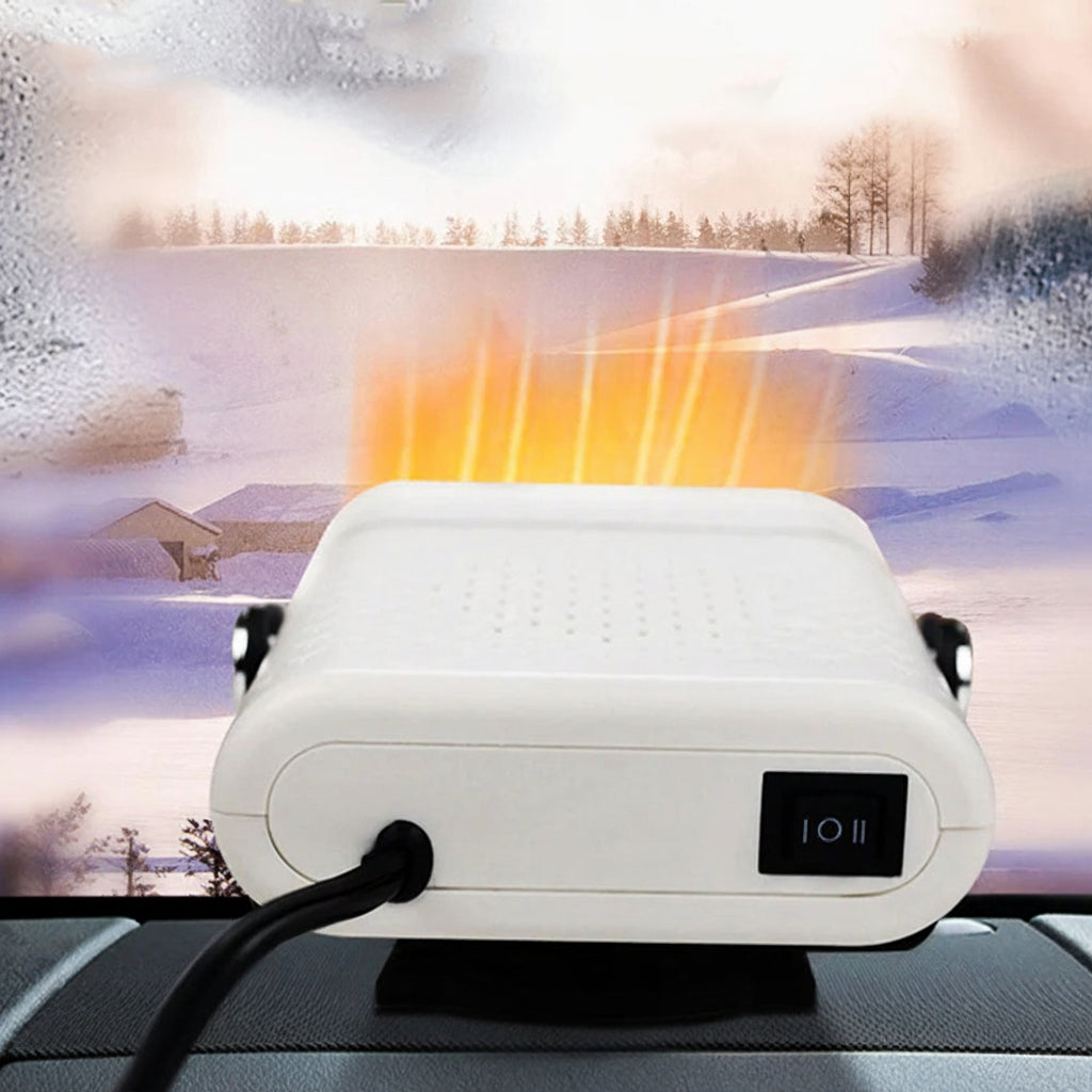 12V přenosný ohřívač do auta s rychlým ohřevem a ventilátorem pro odmrazování
