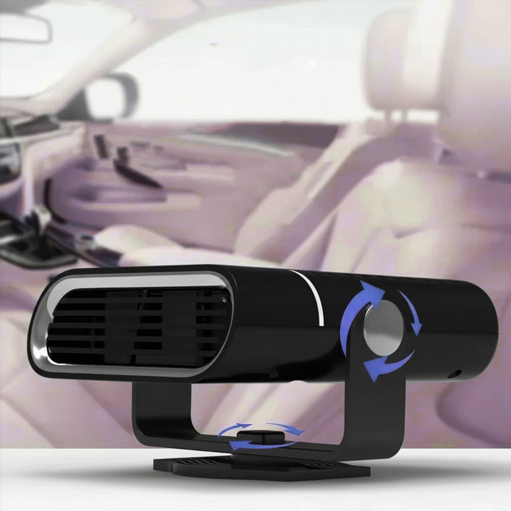12V přenosný ohřívač do auta s rychlým ohřevem a ventilátorem pro odmrazování