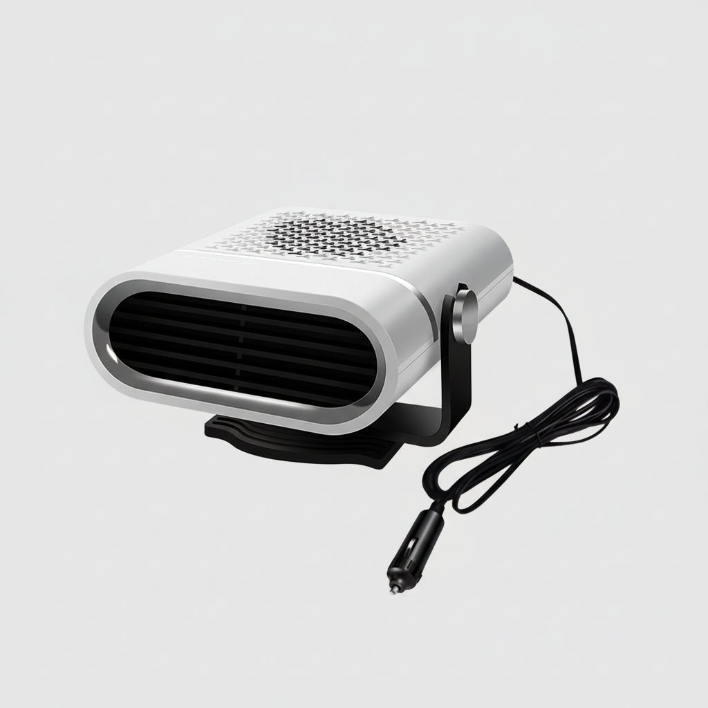 12V přenosný ohřívač do auta s rychlým ohřevem a ventilátorem pro odmrazování