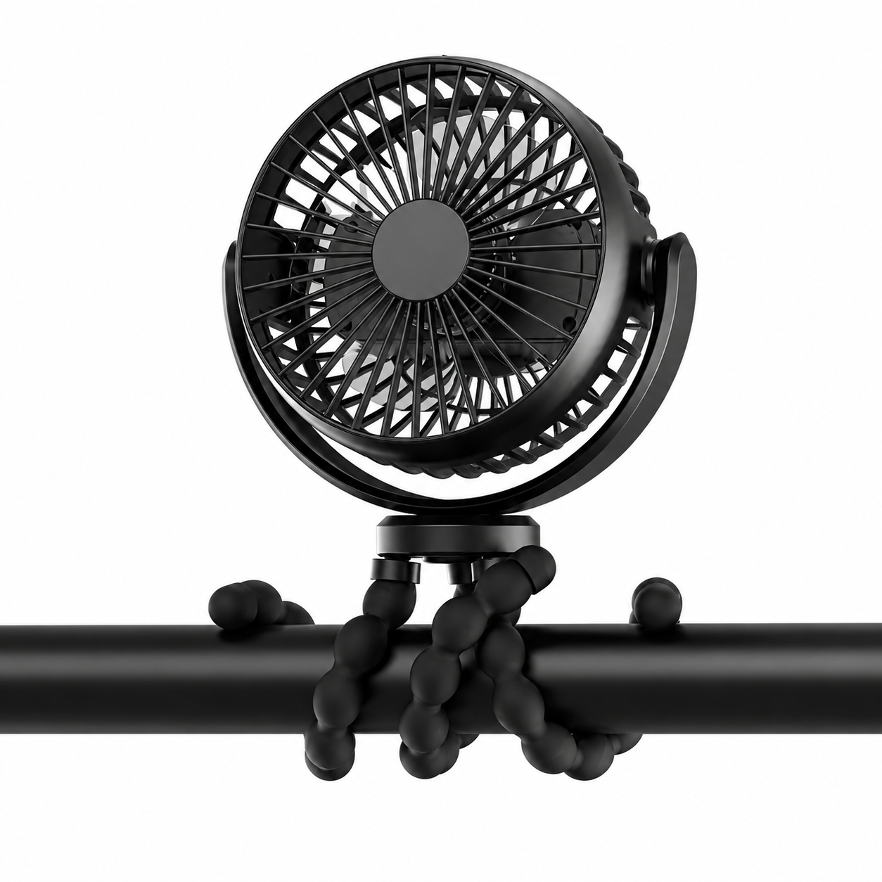 Rechargeable Clip On USB Desk Fan For Portable Cooling