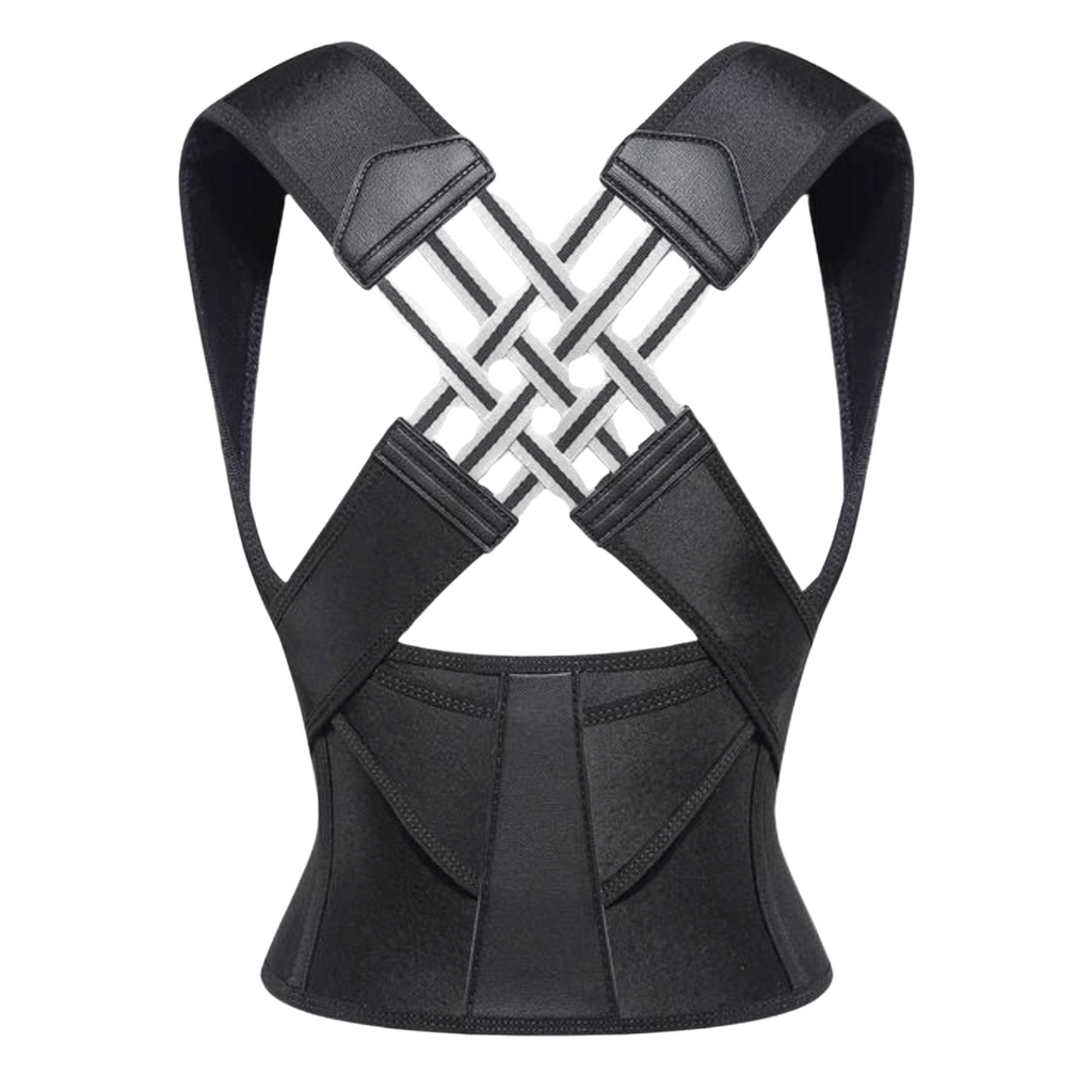 Adjustable Back Brace For Posture Support And Comfort