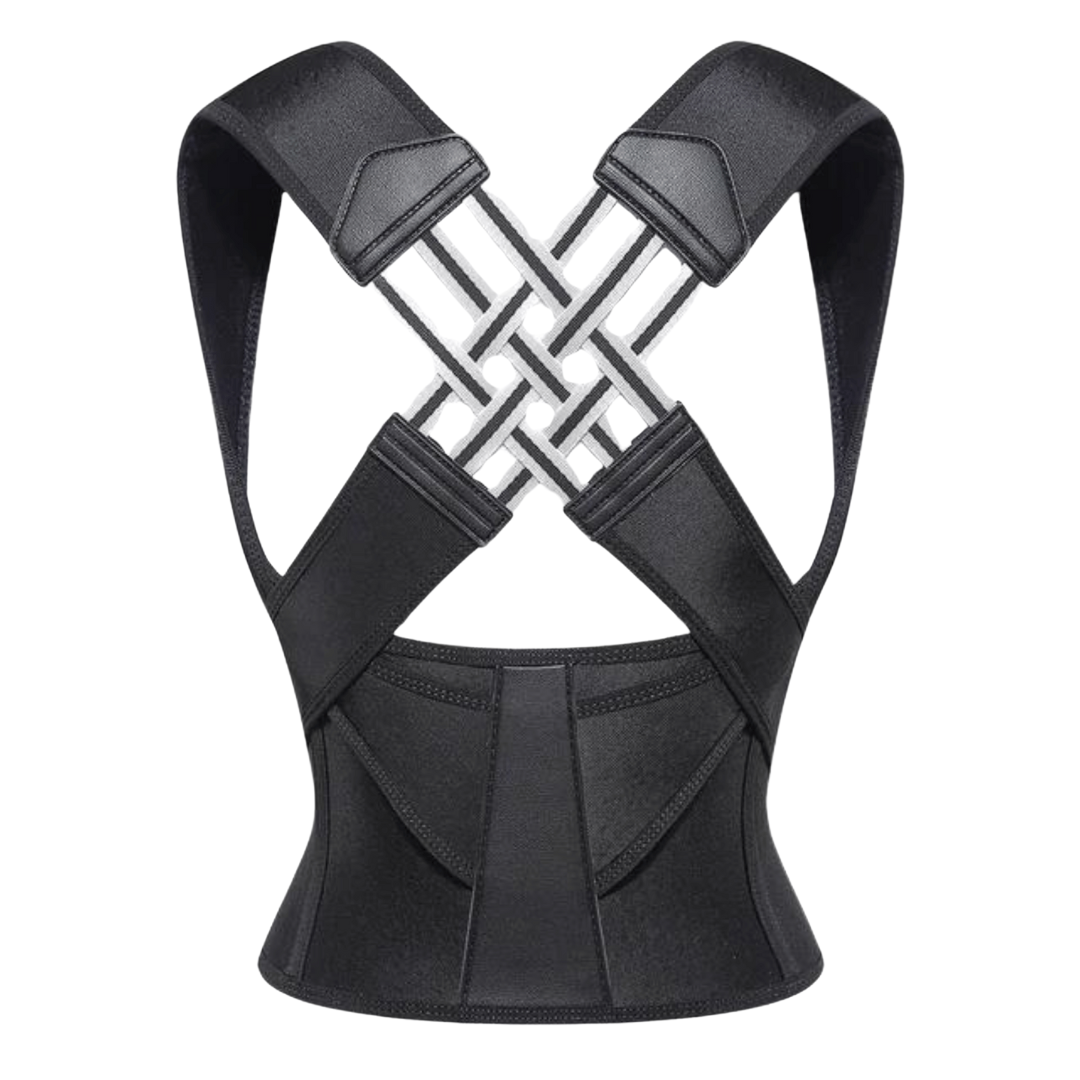 Adjustable Back Brace For Posture Support And Comfort
