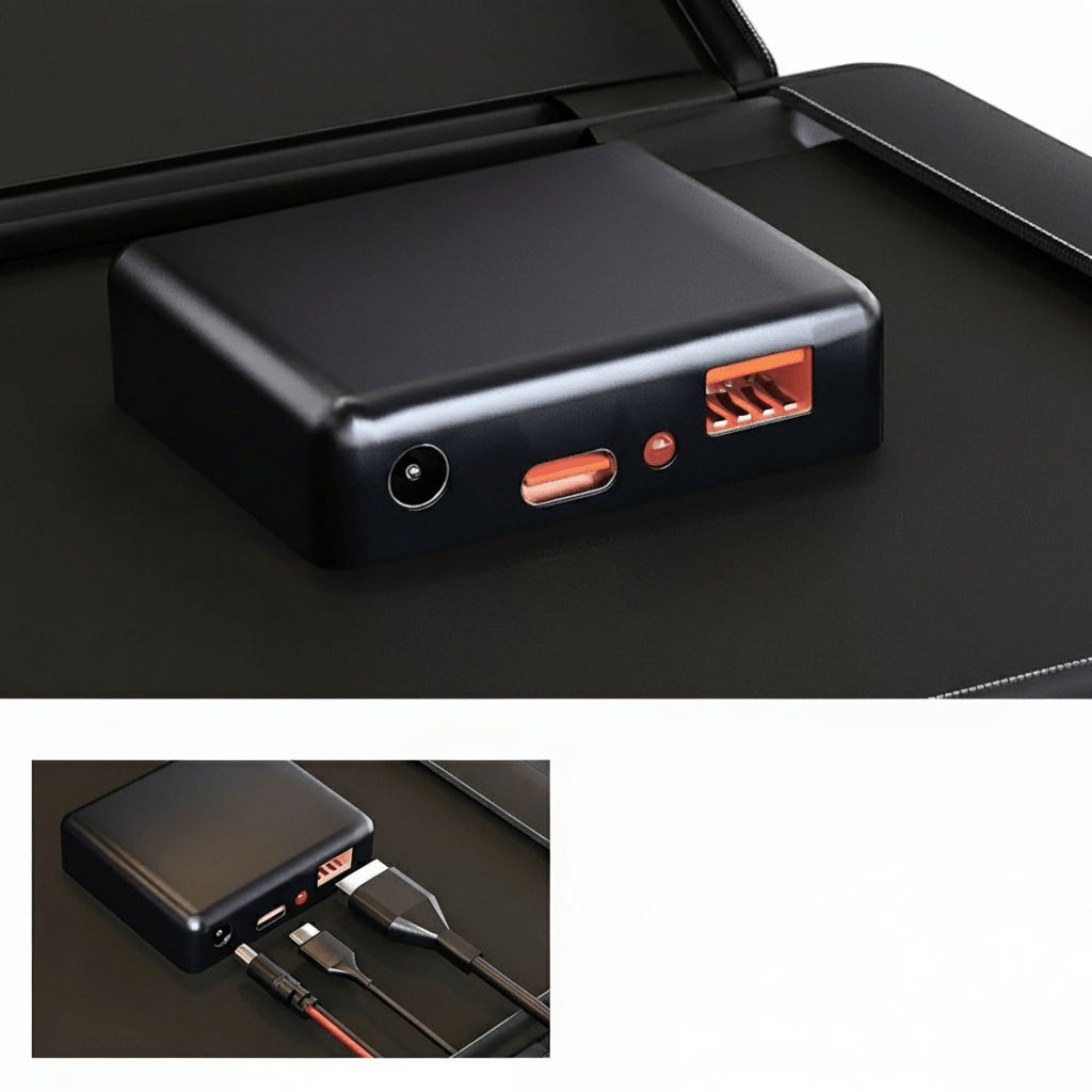 PulseVolt Pro chytré nabíjení s USB A, USB C a DC porty