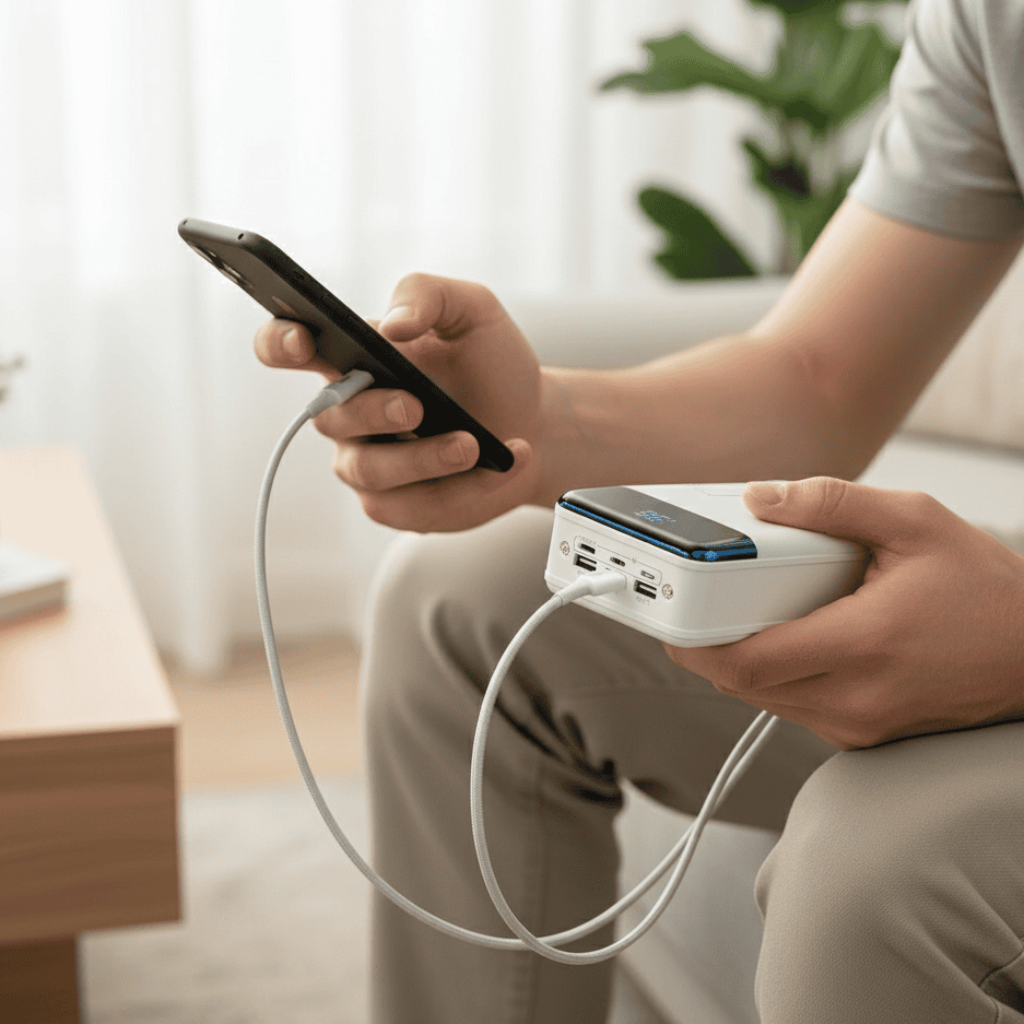 VoltNova 50K Powerbank mit superschnellem Laden für maximale Energie unterwegs