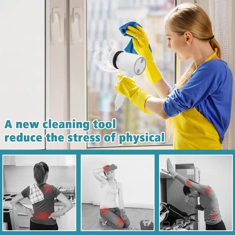BrightNova Scrub Pro Utbytbara Huvuden För Alla Ytor