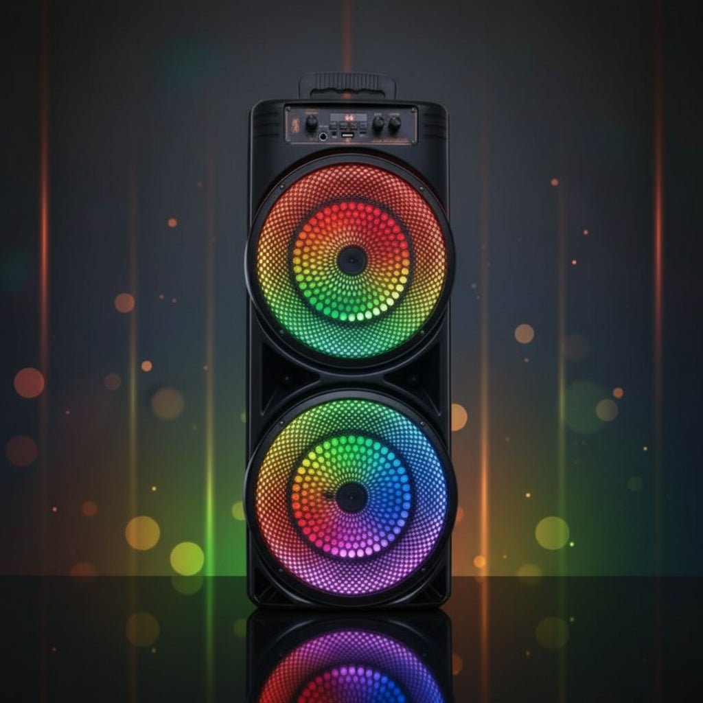PulseBeat 6000W Bluetooth-Lautsprechersystem mit kraftvollem Bass und Mikrofon