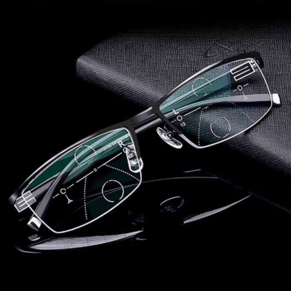 Occhiali da Lettura Progressivi con Lenti Multifocali e Filtro Luce Blu