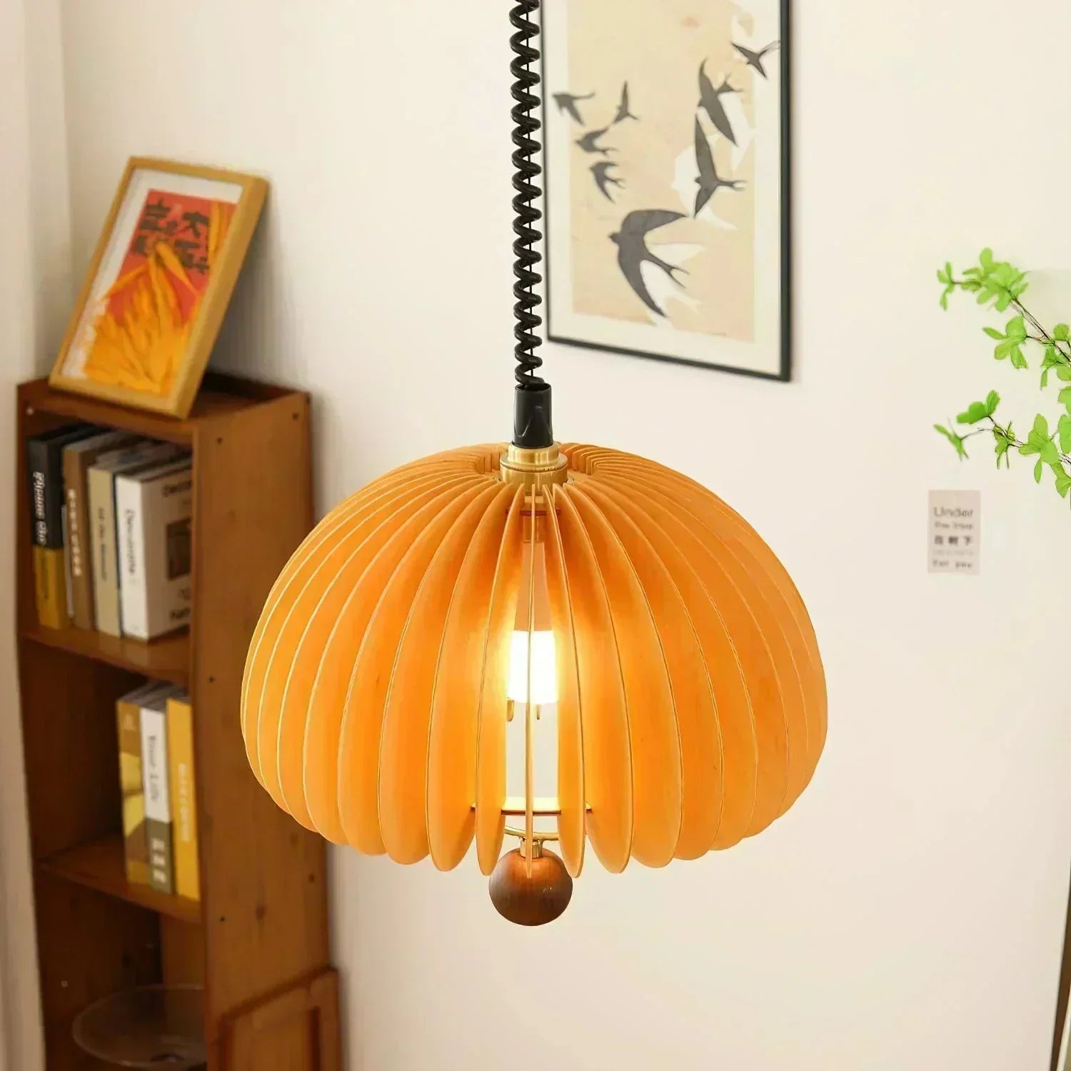 Lámpara Colgante Moderna Ajustable LyraGlow con Luz Cálida | Snurv