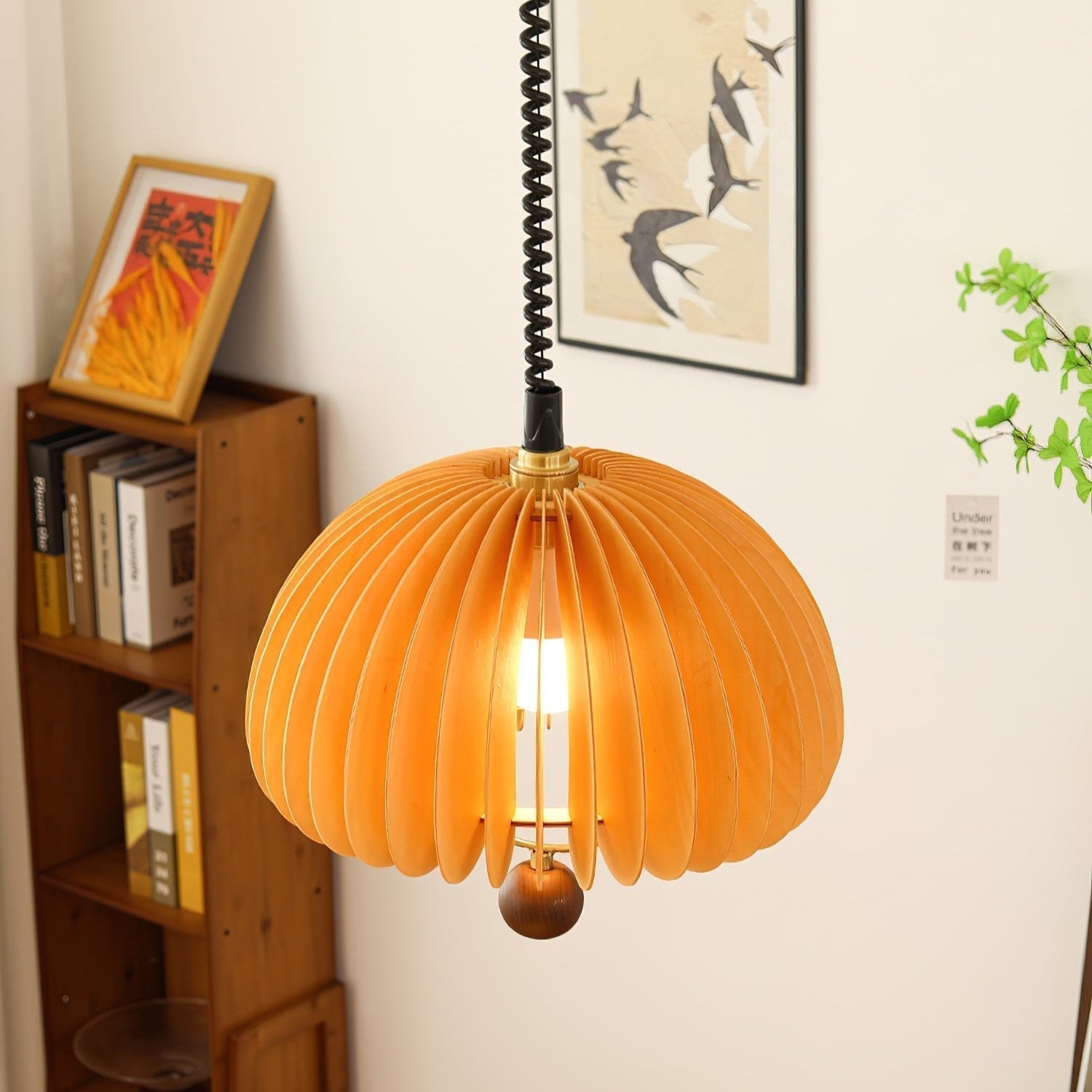 Lámpara Colgante Moderna Ajustable LyraGlow con Luz Cálida | Snurv