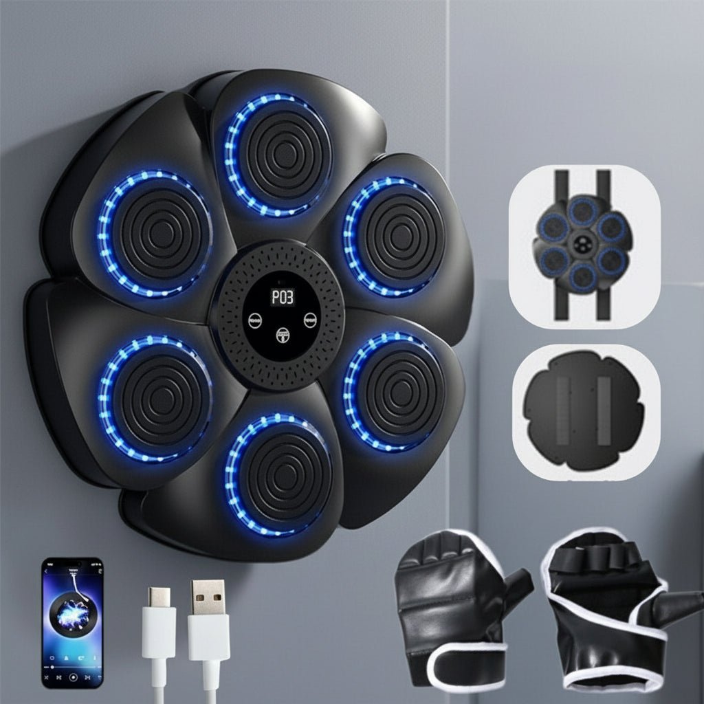 BeatPulse Pro Intelligent Boxing Machine With Bluetooth Music And RGB Lighting