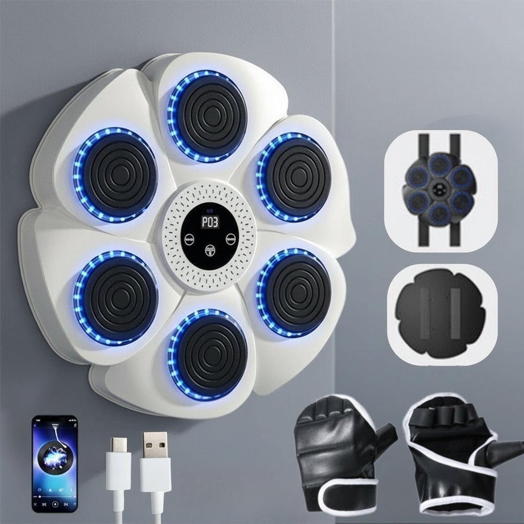 BeatPulse Pro Intelligent Boxing Machine With Bluetooth Music And RGB Lighting