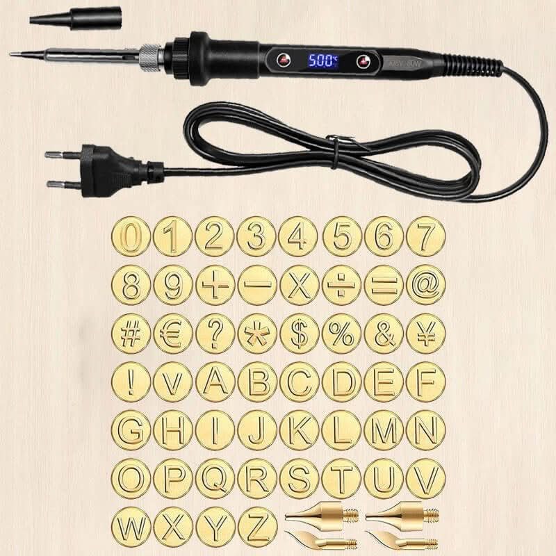 ApexCraft Pro Gravur-Set 58-teiliges Brandmalwerkzeug mit einstellbarer Temperatur