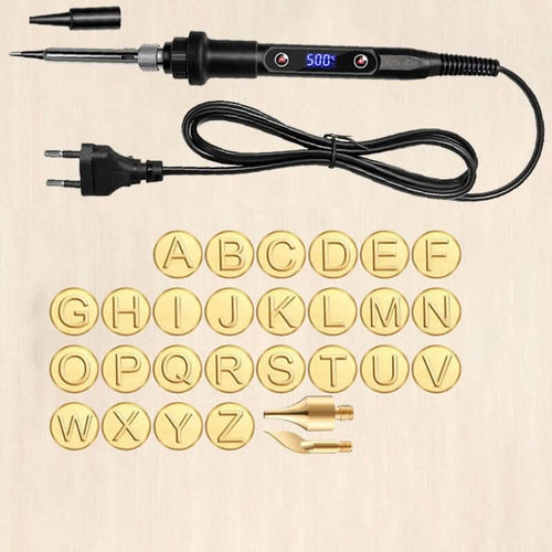 ApexCraft Pro Gravur-Set 58-teiliges Brandmalwerkzeug mit einstellbarer Temperatur