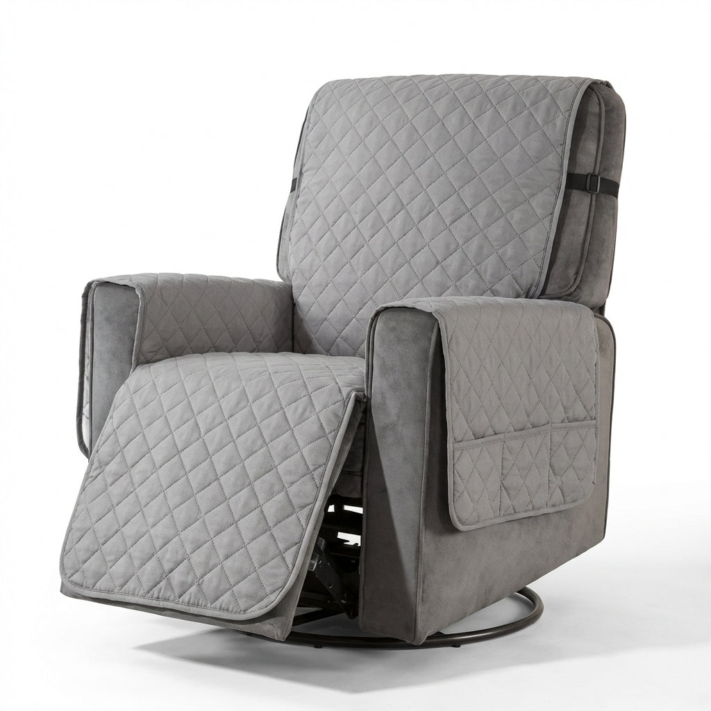 Waschbarer Polyester-Steppbezug für Sessel Größe S/M | Rosalyssa