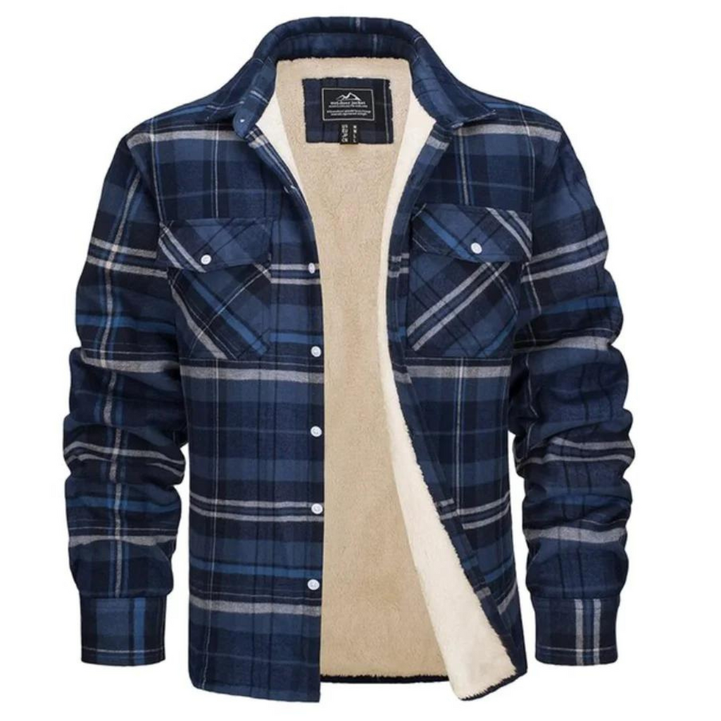 Lyrenox Classic Plaid Jacket With Fleece Lining Style