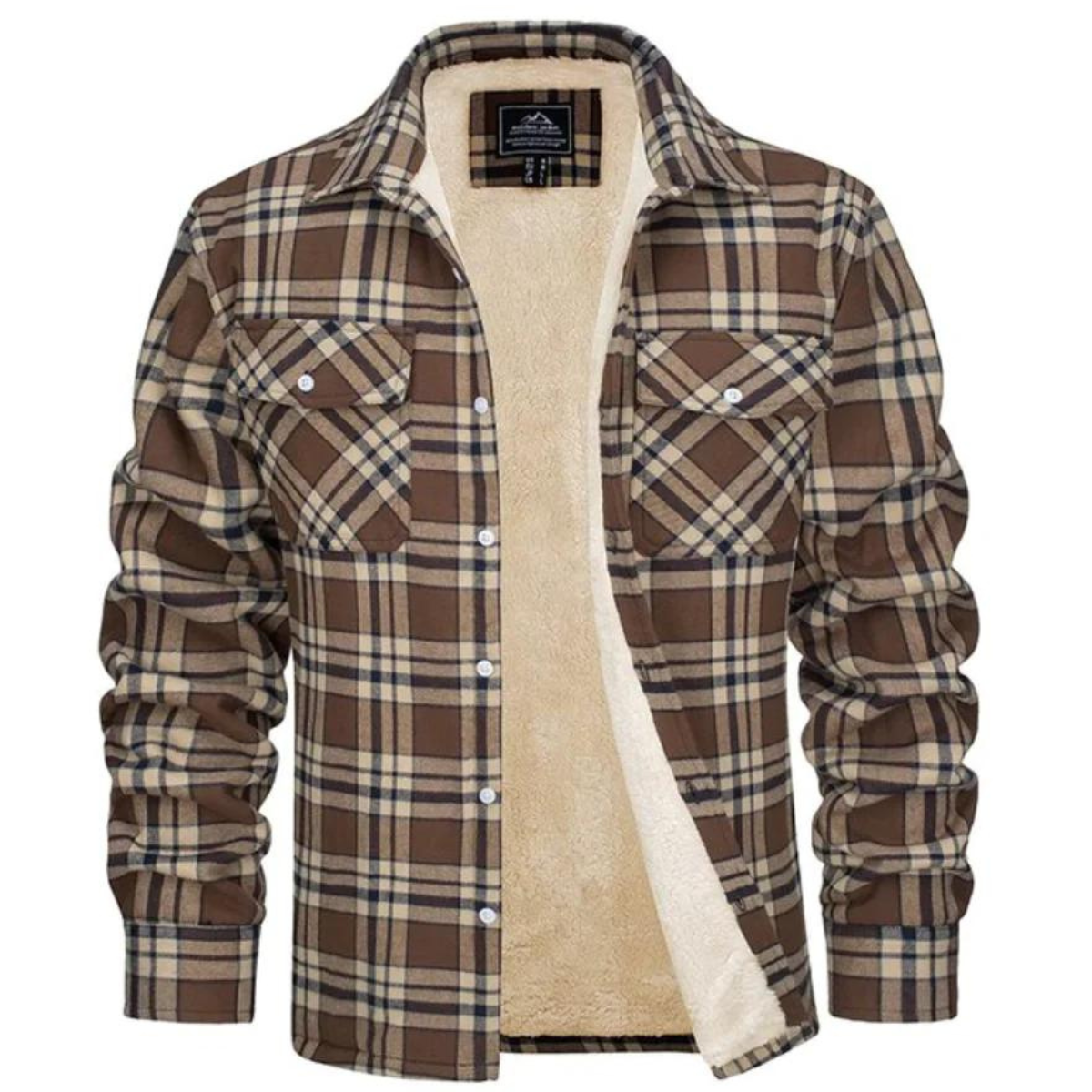 Lyrenox Classic Plaid Jacket With Fleece Lining Style