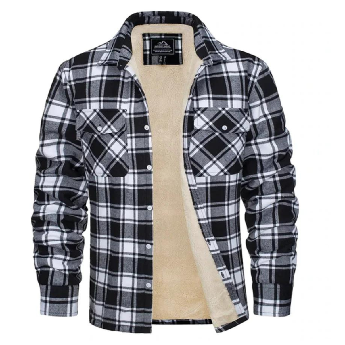 Lyrenox Classic Plaid Jacket With Fleece Lining Style
