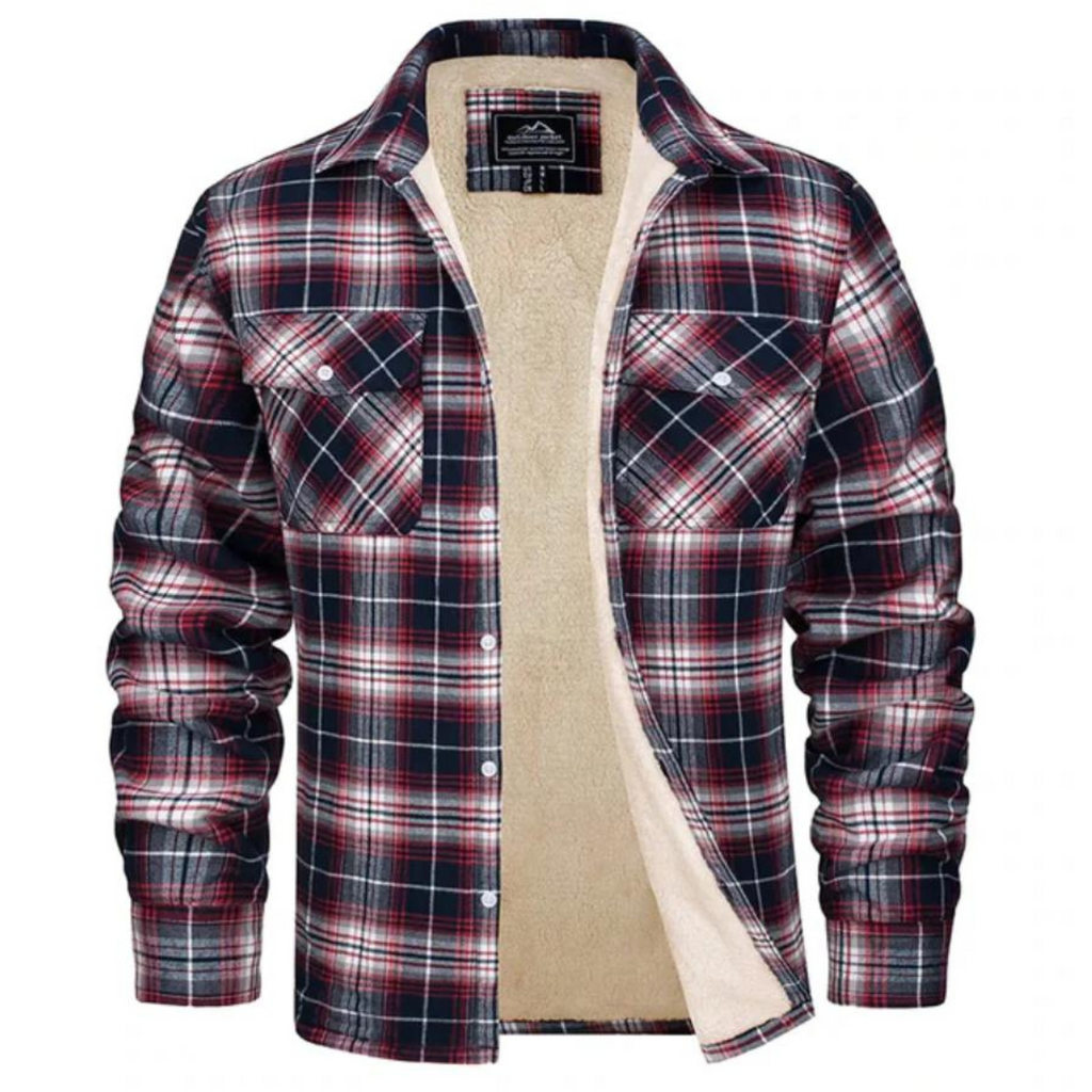 Lyrenox Classic Plaid Jacket With Fleece Lining Style