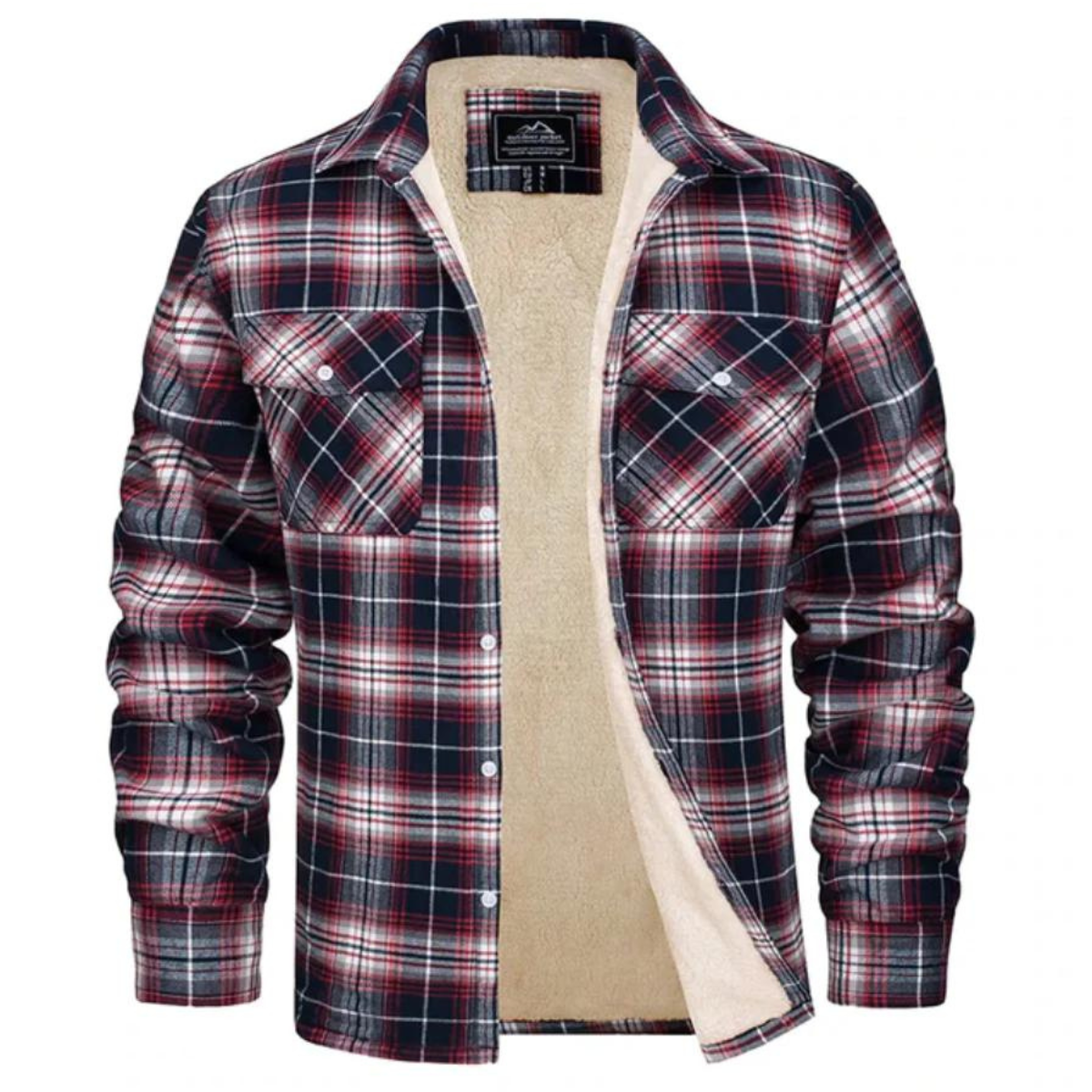 Lyrenox Classic Plaid Jacket With Fleece Lining Style